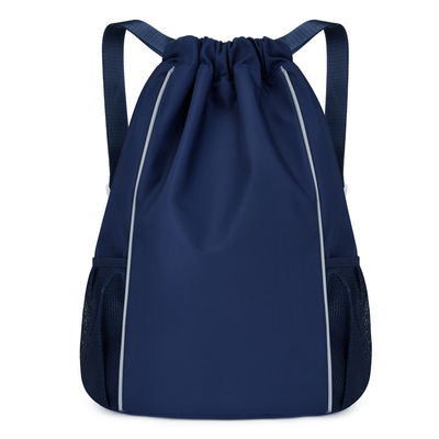 String Closure Backpack per attività all'aria aperta con design per pallavolo e compartimento per laptop