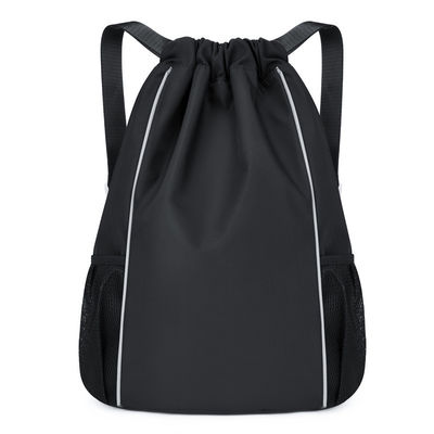 String Closure Backpack per attività all'aria aperta con design per pallavolo e compartimento per laptop
