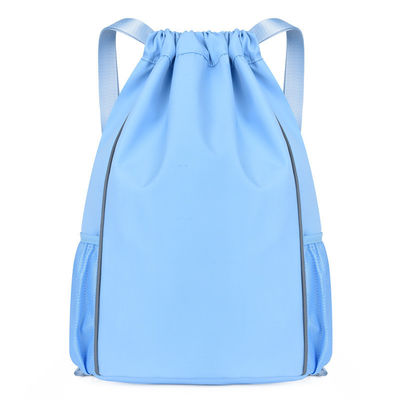 String Closure Backpack per attività all'aria aperta con design per pallavolo e compartimento per laptop