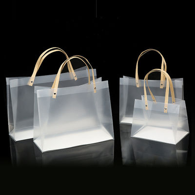 Borsa da regalo trasparente riutilizzabile con manica