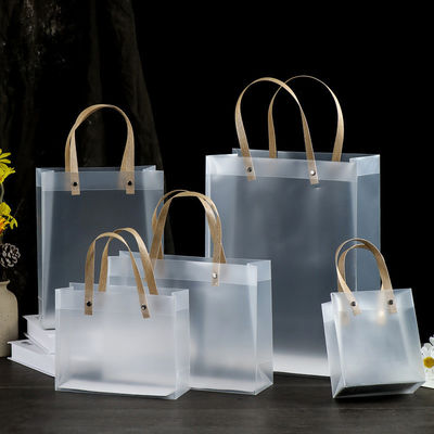 Borsa da regalo trasparente riutilizzabile con manica