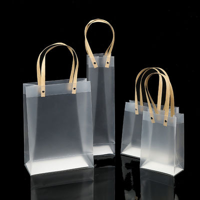 Borsa da regalo trasparente riutilizzabile con manica