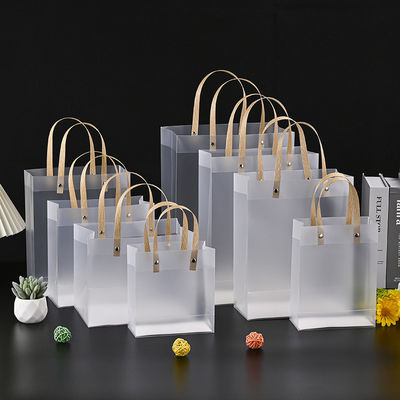 Borsa da regalo trasparente riutilizzabile con manica