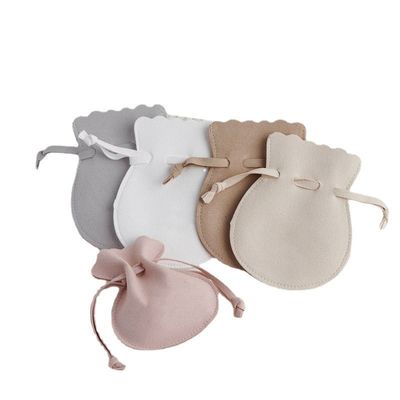 Logo personalizzato seta satinato polvere velluto borsa a corda borsa gioielleria altra decorazione