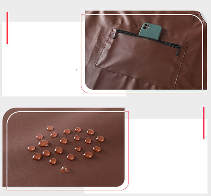 Materiale in cuoio ecologico, grembiule in cuoio da cucina multifunzione per la vita quotidiana