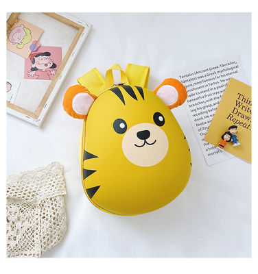 Logo della vita scolastica quotidiana Logo personalizzato Piccoli zaini per bambini Borsa scolastica con guscio d'uovo