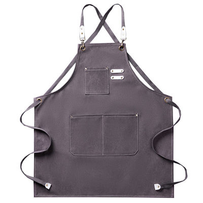 Servizi di cucina di tipo uniforme personale su misura tela cuoco cotone grembiule unisex per il lavoro al bar della cucina