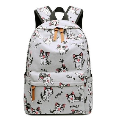 Zaino scolastico Bambini Bacino di nylon Giardino animato Zaino animale con cinture regolabili