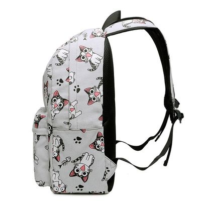 Zaino scolastico Bambini Bacino di nylon Giardino animato Zaino animale con cinture regolabili