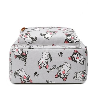 Zaino scolastico Bambini Bacino di nylon Giardino animato Zaino animale con cinture regolabili