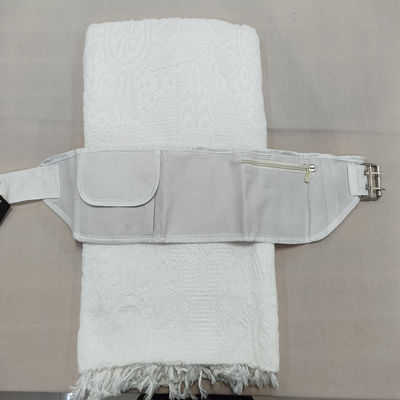 Accessori di abbigliamento personalizzati di taglia libera Ihram Hajj e Umrah con cinture per uomini musulmani