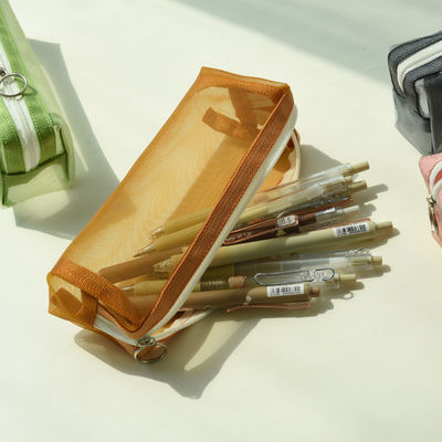Studenti di esame speciale Cassa matita trasparente mesh sacchetto matita per cosmetici convenienza