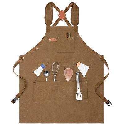 Servizi di servizio Uniforme impermeabili Profili da cuoco per caffè Ristoranti Cucina in tela di cotone