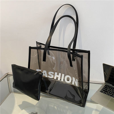 Logo Logo personalizzato Moda PVC sacchetto da shopping per imballaggio trasparente del prodotto