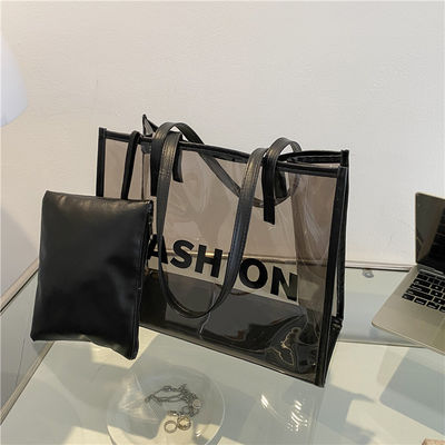 Logo Logo personalizzato Moda PVC sacchetto da shopping per imballaggio trasparente del prodotto