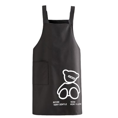 Apron per la vita quotidiana con logo personalizzato Tasche impermeabile poliestere cotone Pron cucina chef