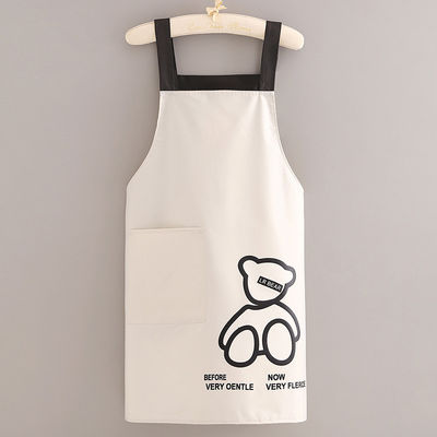 Apron per la vita quotidiana con logo personalizzato Tasche impermeabile poliestere cotone Pron cucina chef