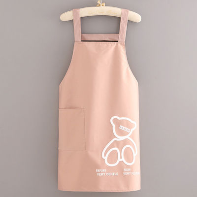 Apron per la vita quotidiana con logo personalizzato Tasche impermeabile poliestere cotone Pron cucina chef
