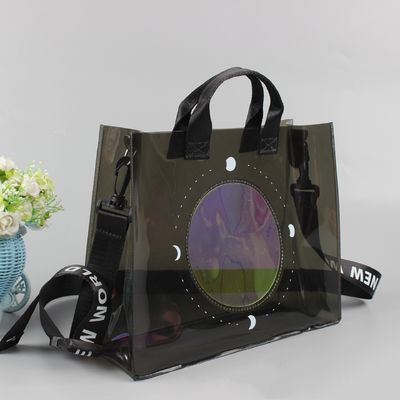 Borsa di PVC a colori personalizzati per bisogni di shopping alla moda e chiari