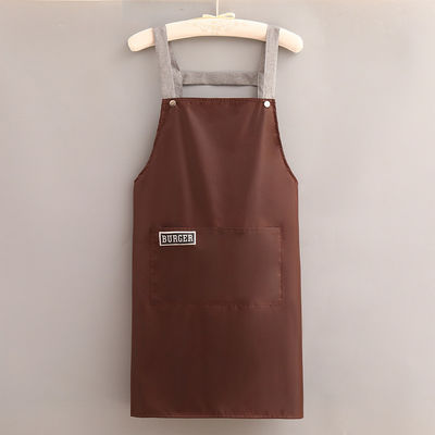 Logo personalizzato cotone poliestere capo cucina grembiule per la vita quotidiana nei ristoranti caffè cucina