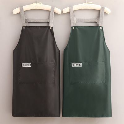 Logo personalizzato cotone poliestere capo cucina grembiule per la vita quotidiana nei ristoranti caffè cucina