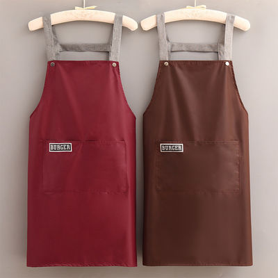 Logo personalizzato cotone poliestere capo cucina grembiule per la vita quotidiana nei ristoranti caffè cucina