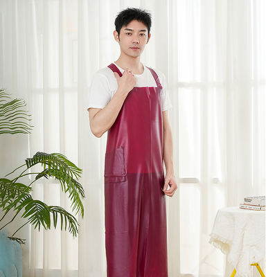Apron in PVC impermeabile Resistente ai prodotti chimici Apron da cucina Chef per ristorante bar