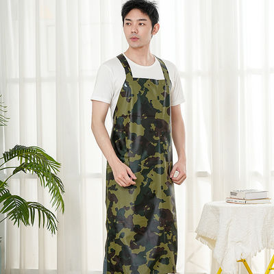 Apron in PVC impermeabile Resistente ai prodotti chimici Apron da cucina Chef per ristorante bar
