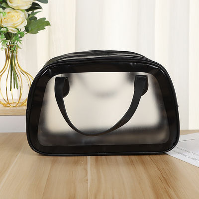 Nuova moda logo personalizzato stampato laser PVC sacchetto cosmetico olografico con cerniera