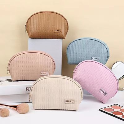 Borsa cosmetica per viaggi quotidiani Borsa per trucco in pelle personalizzata per articoli da bagno e cosmetici
