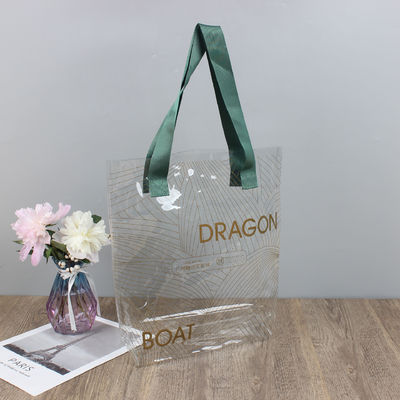 Pvc trasparente di plastica di lusso Beach Tote Bag per donne più recente stile alla moda OEM / ODM