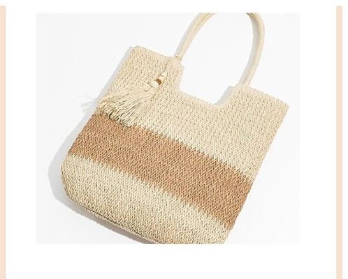 Summer Tote Raffia Straw Bag OEM/ODM Accettabile per le donne di moda