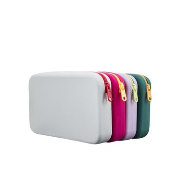 Borsa di stoccaggio per la produzione digitale con logo borsa cosmetica impermeabile spazzola per trucco in silicone