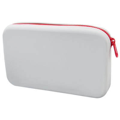 Borsa di stoccaggio per la produzione digitale con logo borsa cosmetica impermeabile spazzola per trucco in silicone