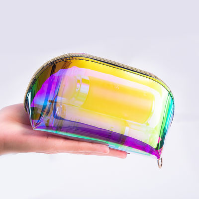 Logo personalizzato TPU Laser Cosmetic Bag stampato per lo stoccaggio portatile da Chic Ritzy