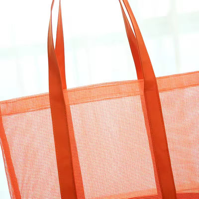 Materiale principale poliestere Custom Ultralight Large Personalized Beach Mesh Tote Bag