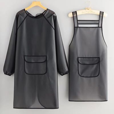 Acceptabile OEM/ODM TPU Parrucchiere spessa Cafè grembiule trasparente per bar ristorante
