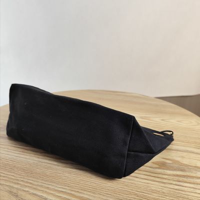 OEM/ODM accettato Logo personalizzato stampato su tela Borsa di trucco con cerniera per la conservazione di matite e monete