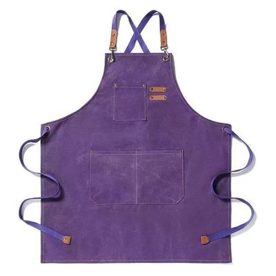 La vita quotidiana Chef Apron lavoro e utilità Logo personalizzato Apron utensile di tela di cotone con tasche