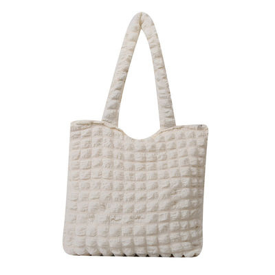 Personalità bolla fiore tappeto sotto le ascelle sacchetto per la spesa borsa nuvola rugosa per donne