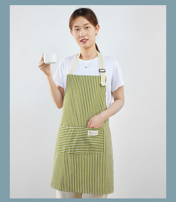 Personalizza il grembiule della cucina con il logo di cotone biancheria da bagno personale di servizio uniforme per il bar del ristorante