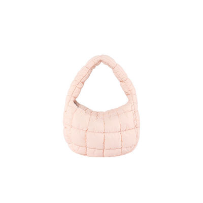 Borsa a colori personalizzata 2024 Borsa di cotone a reticolo per donne alla moda