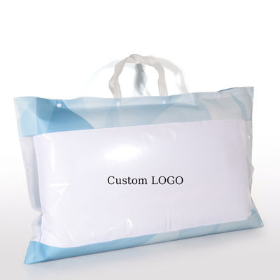 Colore personalizzato PVC e sacchetto non tessuto per imballaggio di coperte con decorazione personalizzata