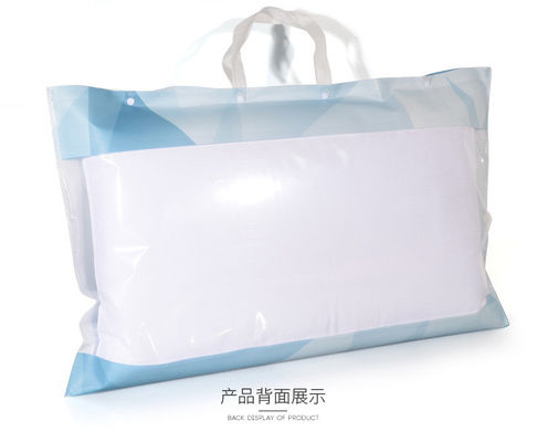 Colore personalizzato PVC e sacchetto non tessuto per imballaggio di coperte con decorazione personalizzata