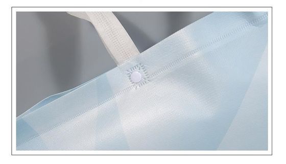 Colore personalizzato PVC e sacchetto non tessuto per imballaggio di coperte con decorazione personalizzata