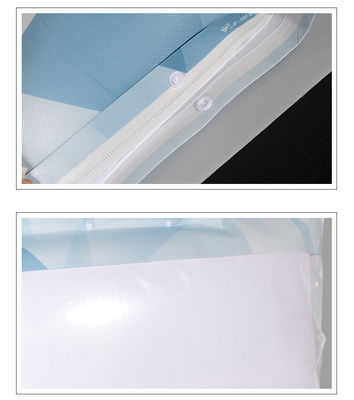 Colore personalizzato PVC e sacchetto non tessuto per imballaggio di coperte con decorazione personalizzata