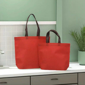 Taschino per la spesa per prodotti alimentari a colori non tessuti personalizzati per borsa regalo