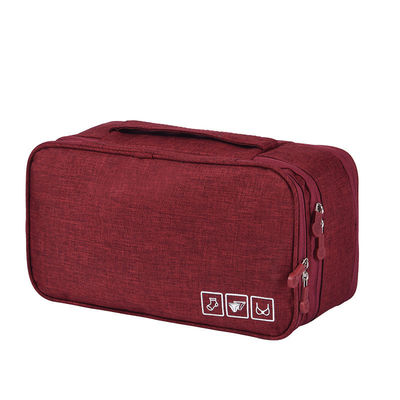 Borsa da viaggio stampata con logo personalizzato per lo stoccaggio del trucco alla moda e organizzato