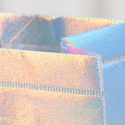 Borsa di alimentari laser non tessuta per i bisogni di acquisto quotidiani e colore personalizzato