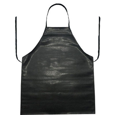 Custom Plain Long Bib PU cuoio cucina lavoro grembiule con accettabile OEM / ODM